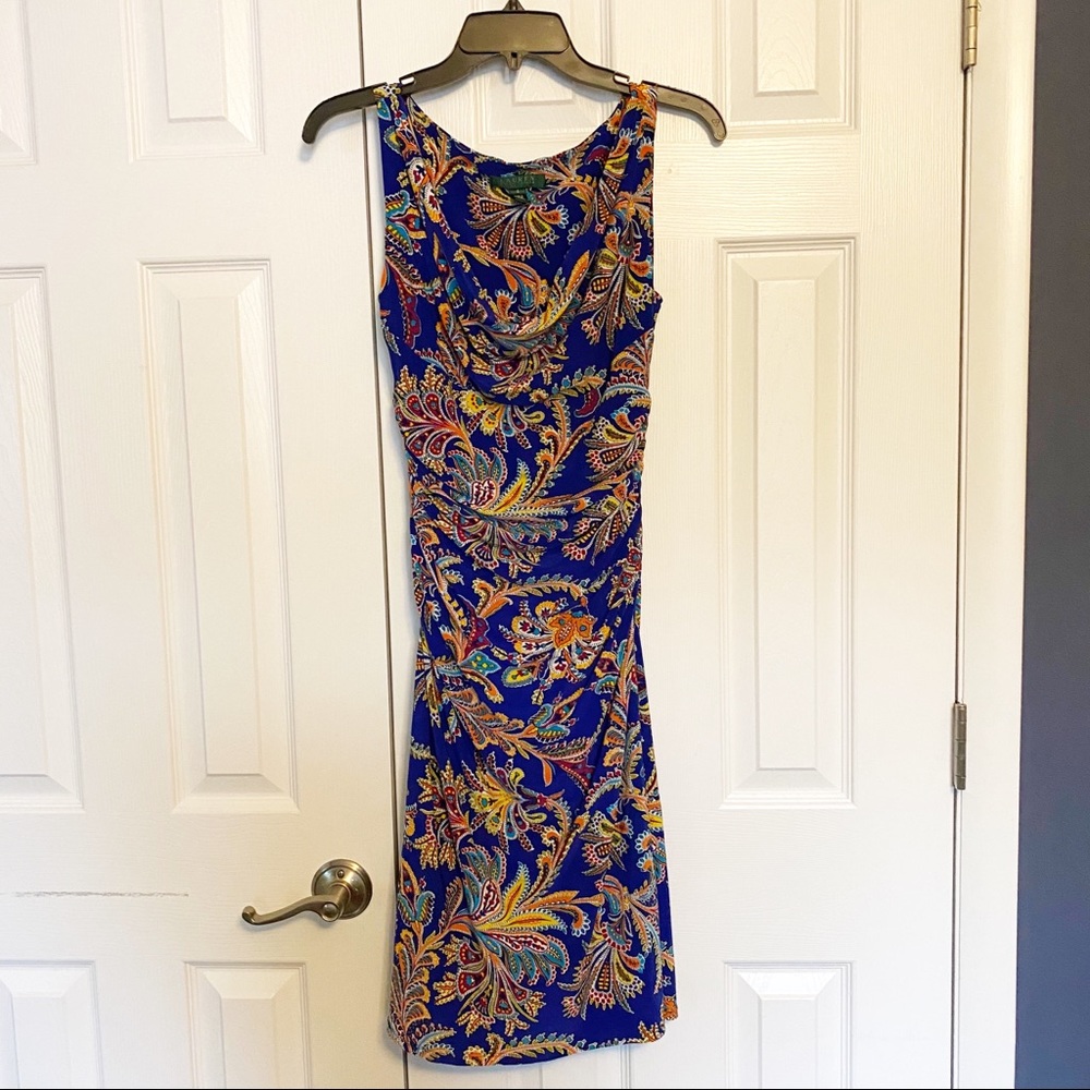 Calvin Klein Ruched Fitted Sheath dress